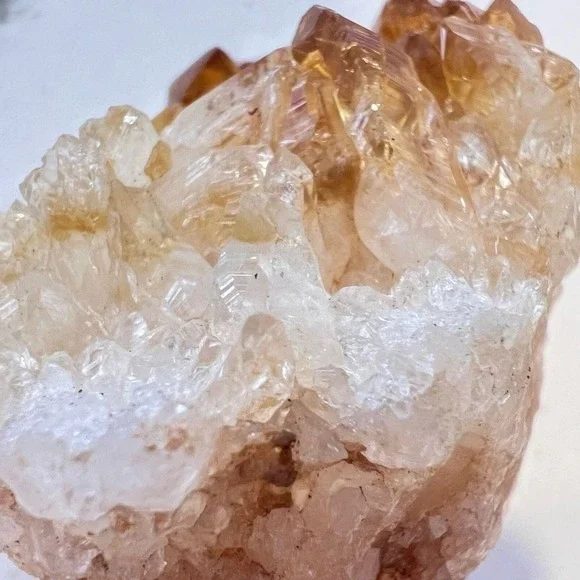 Vibrant Heat Treated Amethyst Druzy Crystal Cluster Meditation Home Desk Decor - Picture 10 of 14